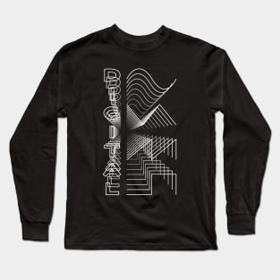 Digital Waveform Audio Analog Design Modular Gift Long Sleeve T-Shirt